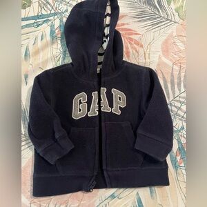 Baby gap zip up Vintage Soft Logo Hoodie size 3-6 months